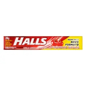 Bala Halls Cereja 28G