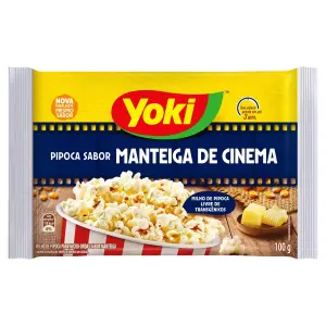 Pipoca Yok Micro Manteiga Cinema 100G