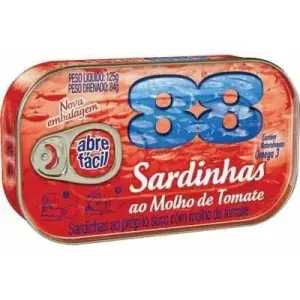 Sardinha 88 125G Molho de Tomate