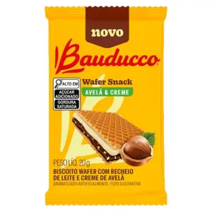 Bauducco Wafer Snack Avela e Cr 20Gr