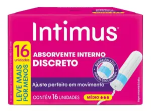 Absorvente Intimus Interno-Medio Lve Mais P/Menos