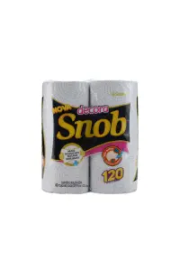 Toalha Papel Snoob Decorada C/120