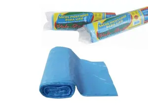 Saco P/Lixo Teiu 30 Lt Azul 10Un