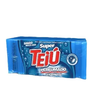 Sabao Super Teiu Pl Glic. Azul 180G