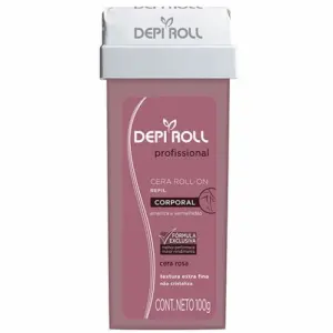 Cera Depi Roll Refil Rosa 100G