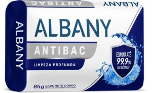 Sabonete Albany Antibac. Limpeza Profunda Azul 85G
